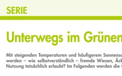 Unterwegs im Grünen